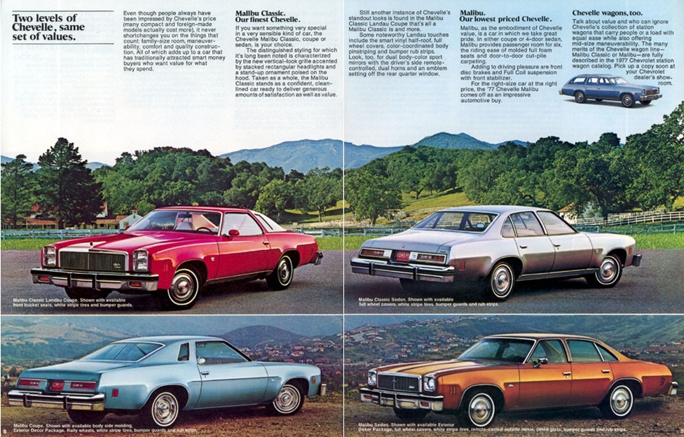 1977 Chev Chevelle Brochure Page 3